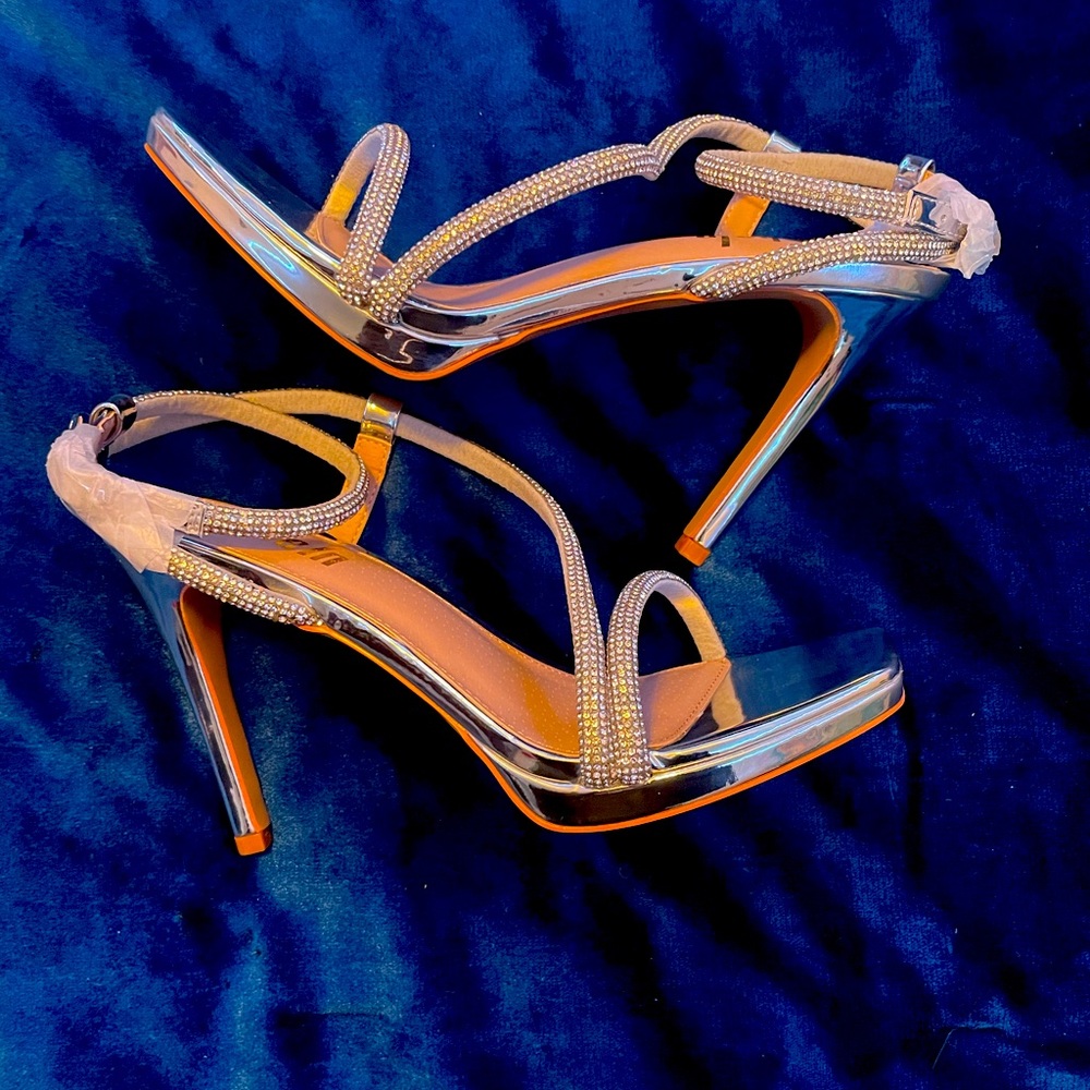 Silver Bling Heels